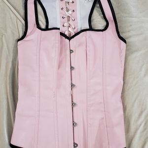 Baby pink tank corset